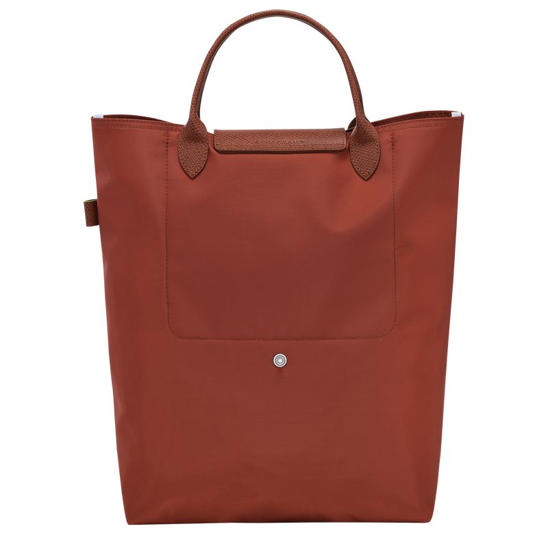Women Longchamp Le Pliage Green M Tote Bag Brown | Thailand-624ZGTFJW