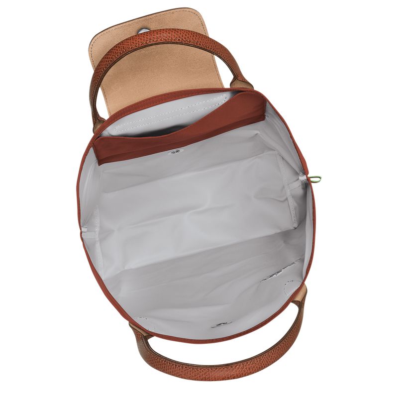 Women Longchamp Le Pliage Green M Tote Bag Brown | Thailand-624ZGTFJW