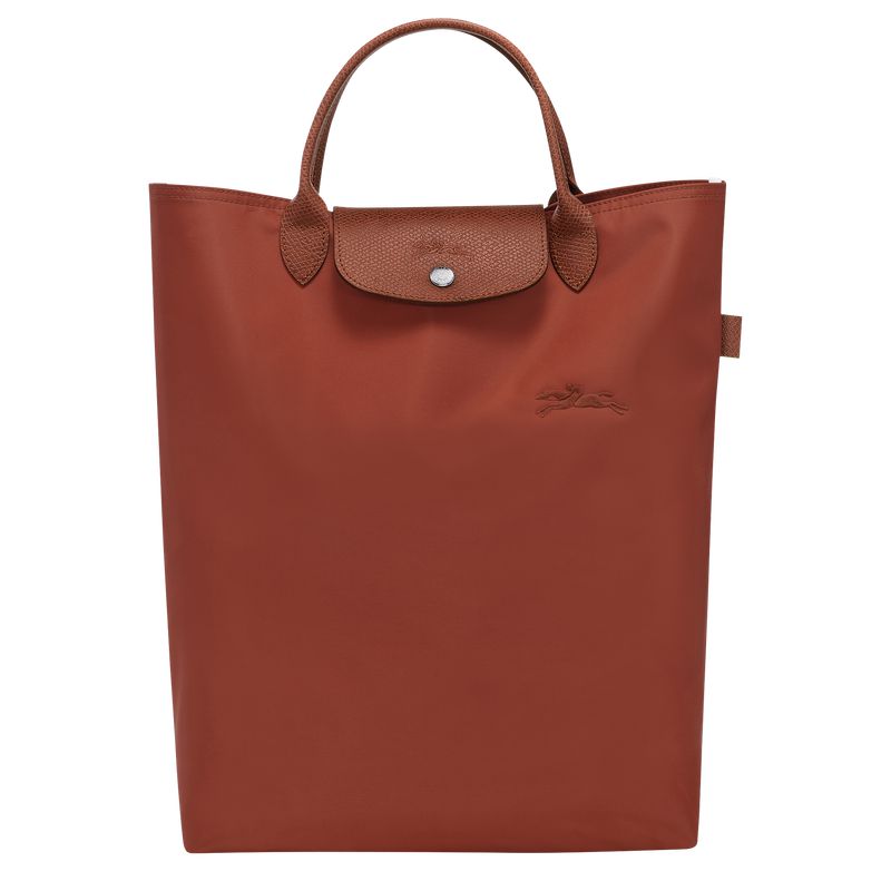 Women Longchamp Le Pliage Green M Tote Bag Brown | Thailand-624ZGTFJW