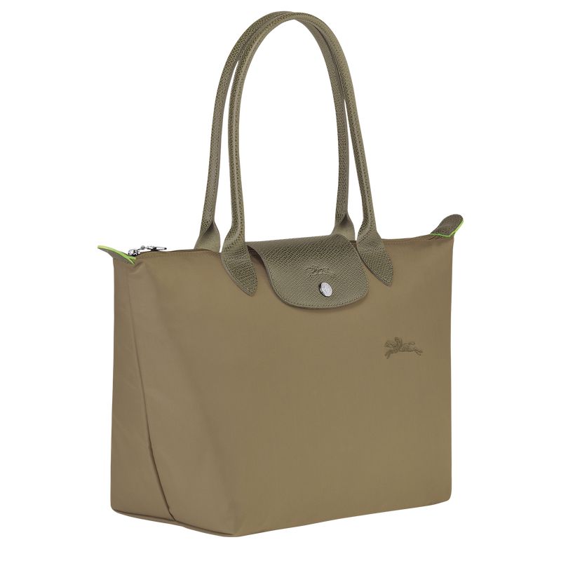 Women Longchamp Le Pliage Green M Tote Bag Olive | Thailand-570XQSAMT