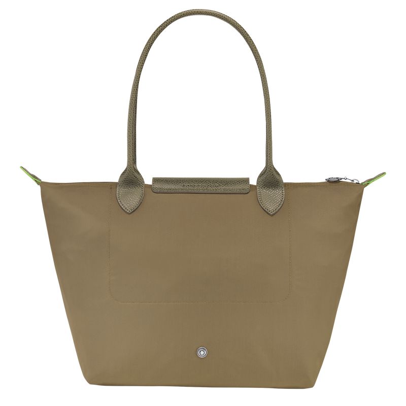 Women Longchamp Le Pliage Green M Tote Bag Olive | Thailand-570XQSAMT