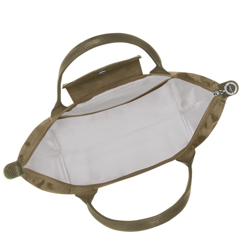 Women Longchamp Le Pliage Green M Tote Bag Olive | Thailand-570XQSAMT