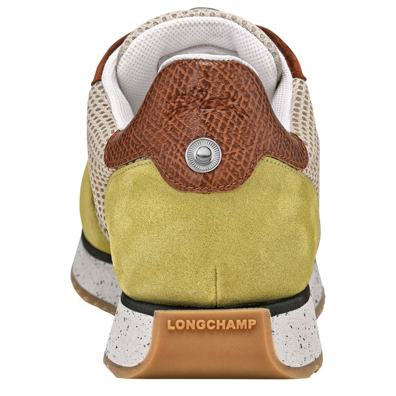 Women Longchamp Le Pliage Green Sneakers Light Green / Brown | Thailand-907XOZFTE