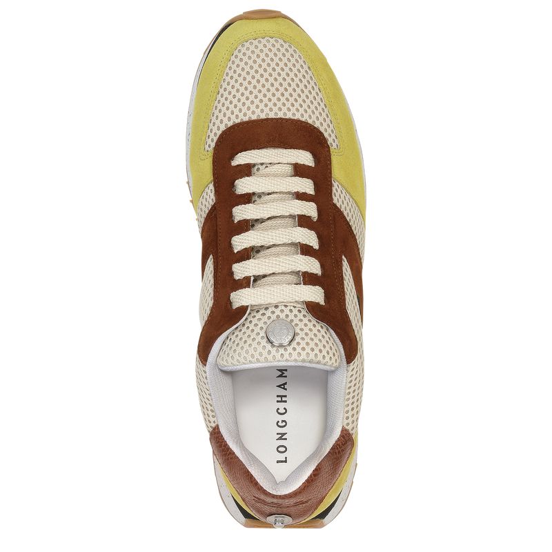 Women Longchamp Le Pliage Green Sneakers Light Green / Brown | Thailand-907XOZFTE