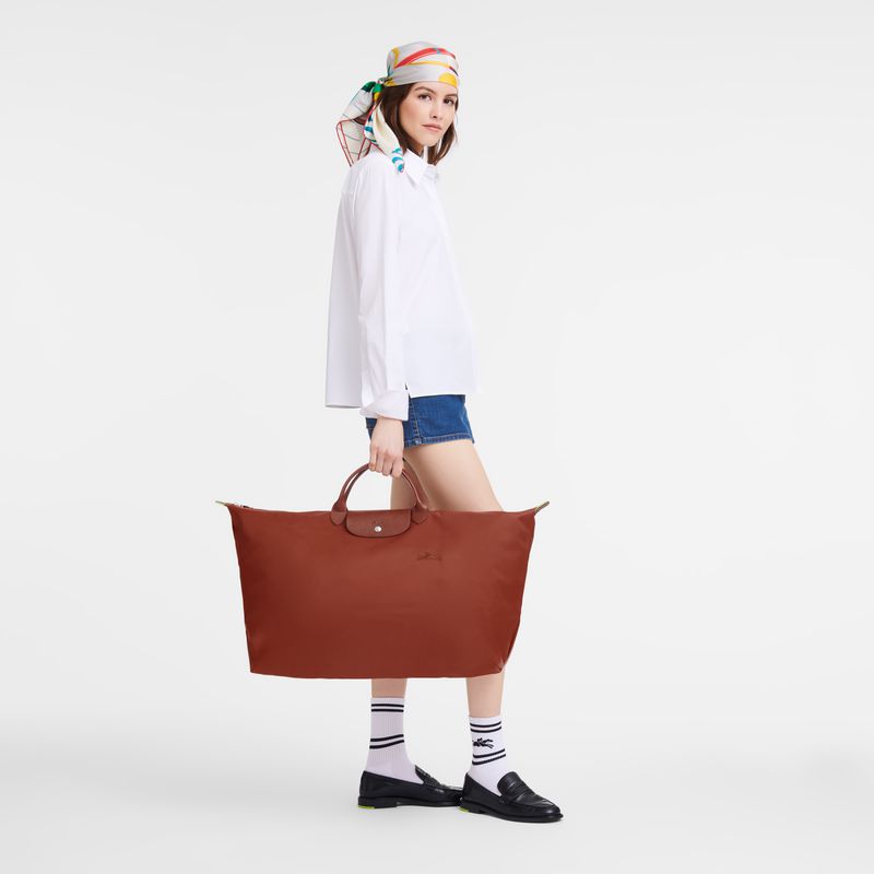 Women Longchamp Le Pliage Green Xl Travel Bag Brown | Thailand-107GIAJXD