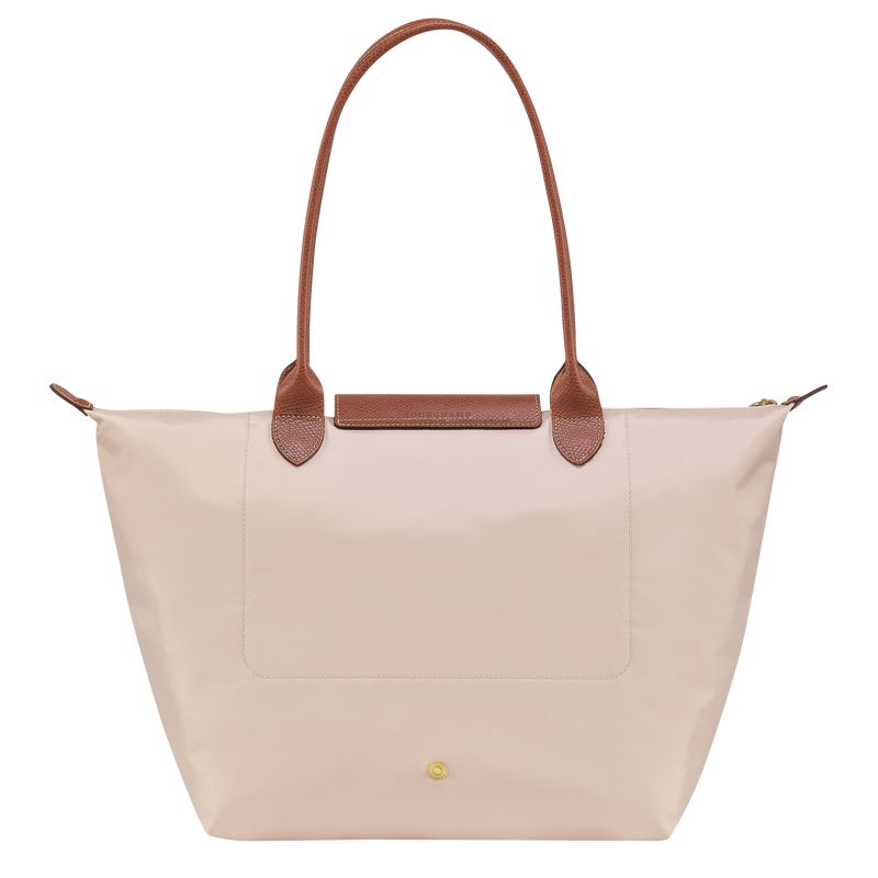 Women Longchamp Le Pliage Original L Tote Bag Beige | Thailand-836CFDPEJ