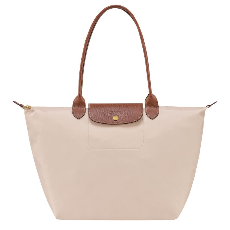 Women Longchamp Le Pliage Original L Tote Bag Beige | Thailand-836CFDPEJ