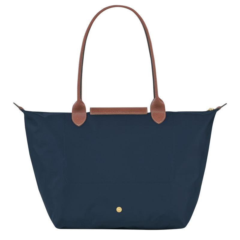 Women Longchamp Le Pliage Original L Tote Bag Navy | Thailand-408SVDPQW