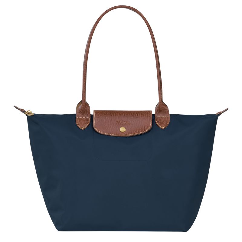 Women Longchamp Le Pliage Original L Tote Bag Navy | Thailand-408SVDPQW