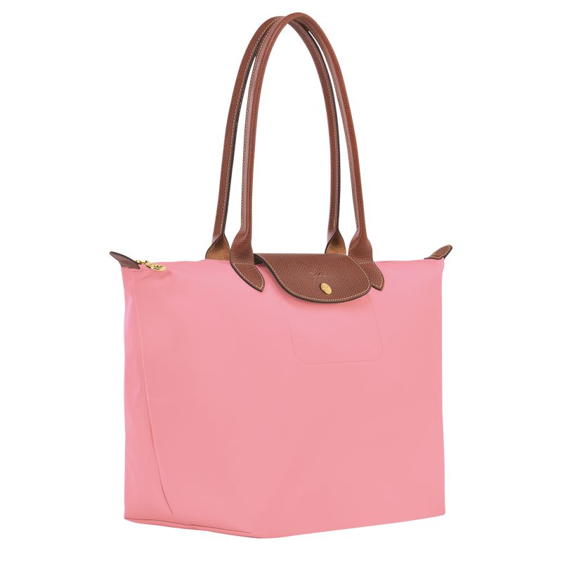 Women Longchamp Le Pliage Original L Tote Bag Pink | Thailand-819WFXLPV
