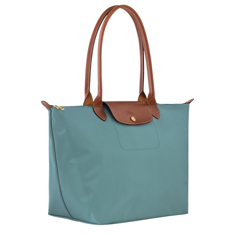 Women Longchamp Le Pliage Original L Tote Bag Blue | Thailand-139YLBSJV