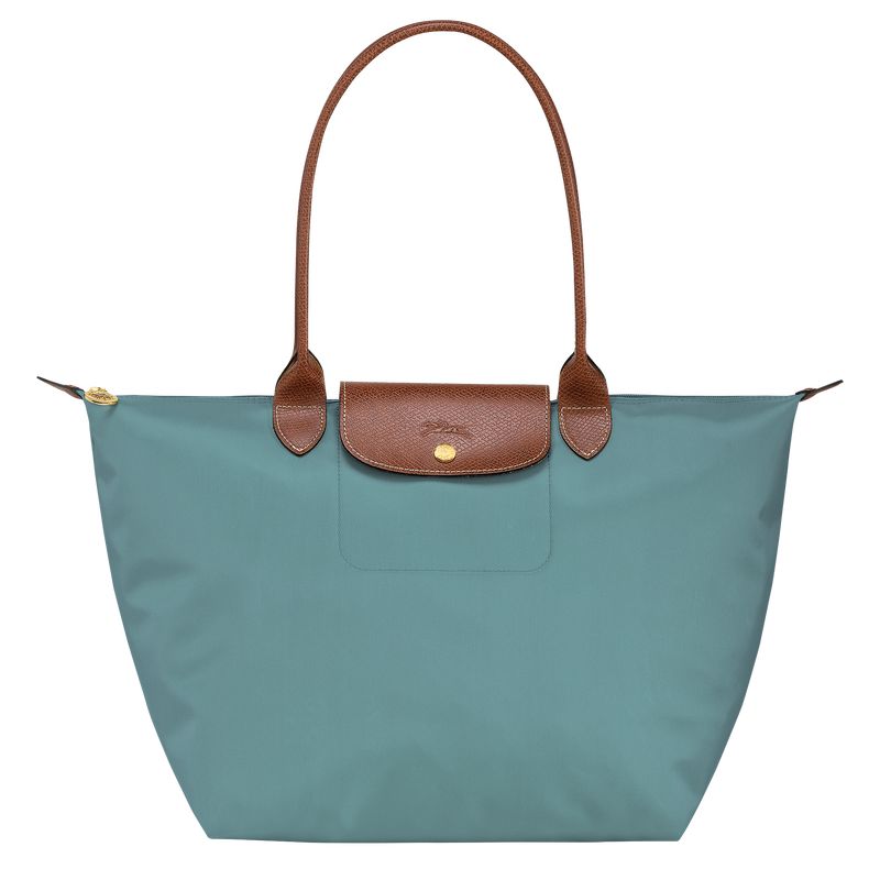 Women Longchamp Le Pliage Original L Tote Bag Blue | Thailand-139YLBSJV