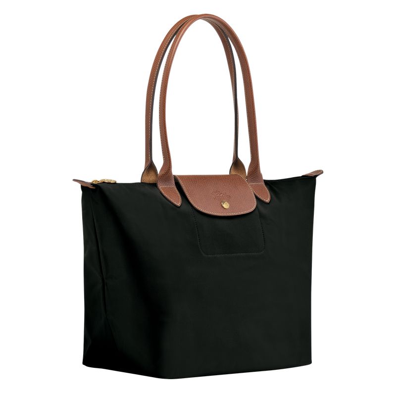 Women Longchamp Le Pliage Original L Tote Bag Black | Thailand-302OVQFAN