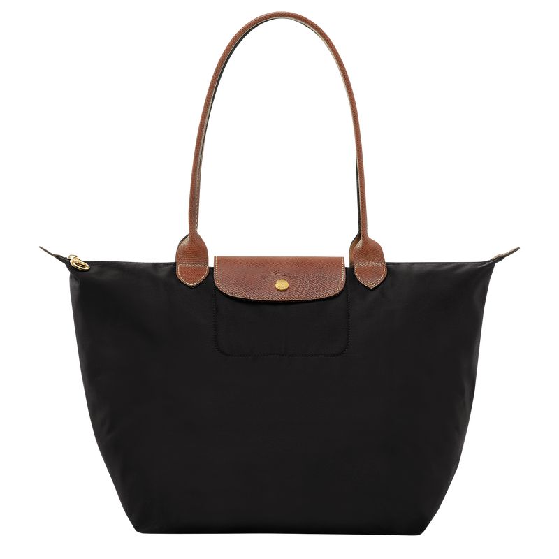 Women Longchamp Le Pliage Original L Tote Bag Black | Thailand-302OVQFAN