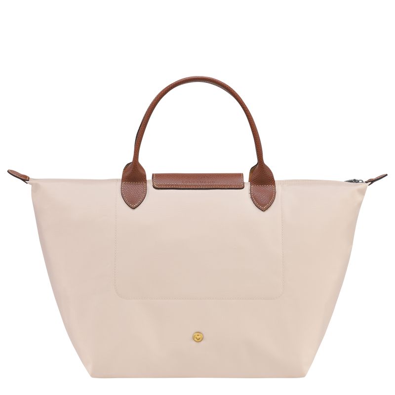 Women Longchamp Le Pliage Original M Handbag Beige | Thailand-293KIYUHQ
