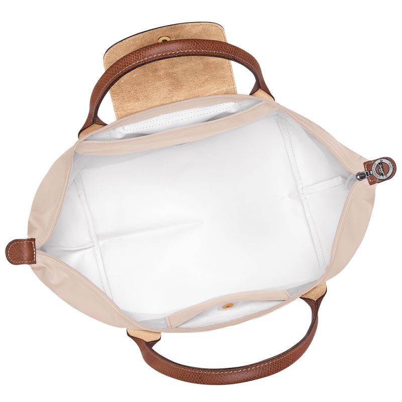 Women Longchamp Le Pliage Original M Handbag Beige | Thailand-293KIYUHQ