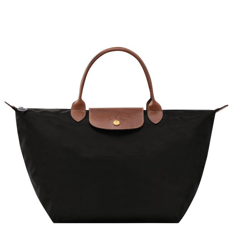 Women Longchamp Le Pliage Original M Handbag Black | Thailand-617UFSPDC