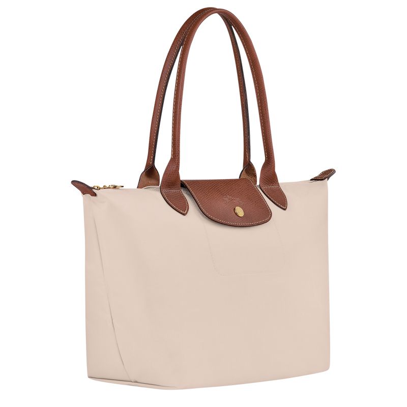 Women Longchamp Le Pliage Original M Tote Bag Beige | Thailand-397GPOTUQ