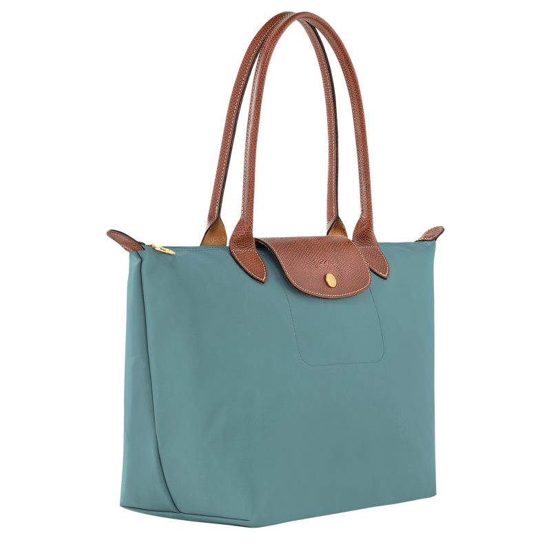 Women Longchamp Le Pliage Original M Tote Bag Blue | Thailand-765MZOQYH