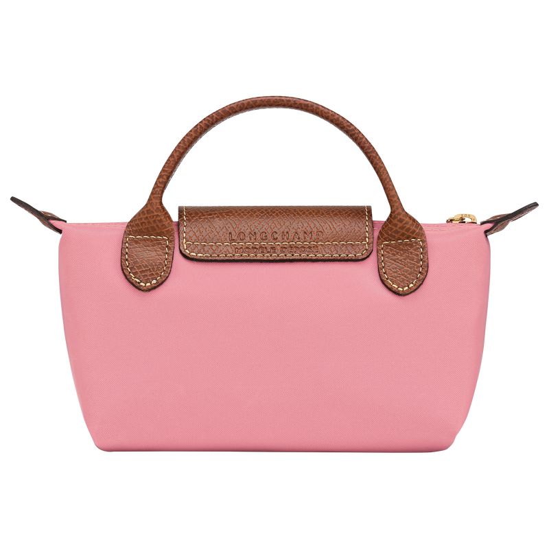 Women Longchamp Le Pliage Original With Handle Pouch Pink | Thailand-204LUPZBX