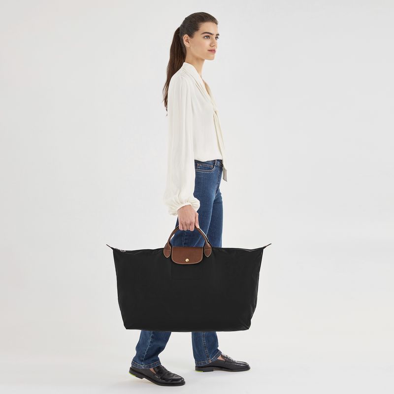 Women Longchamp Le Pliage Original Xl Travel Bag Black | Thailand-634OFDKAN
