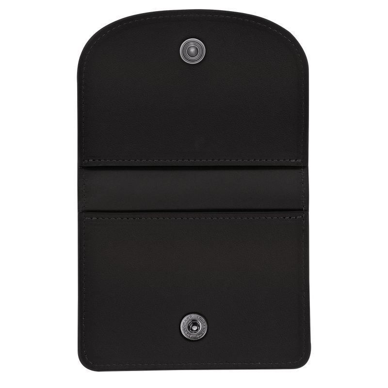 Women Longchamp Le Pliage Xtra Card Holder Black | Thailand-371FZBHTS