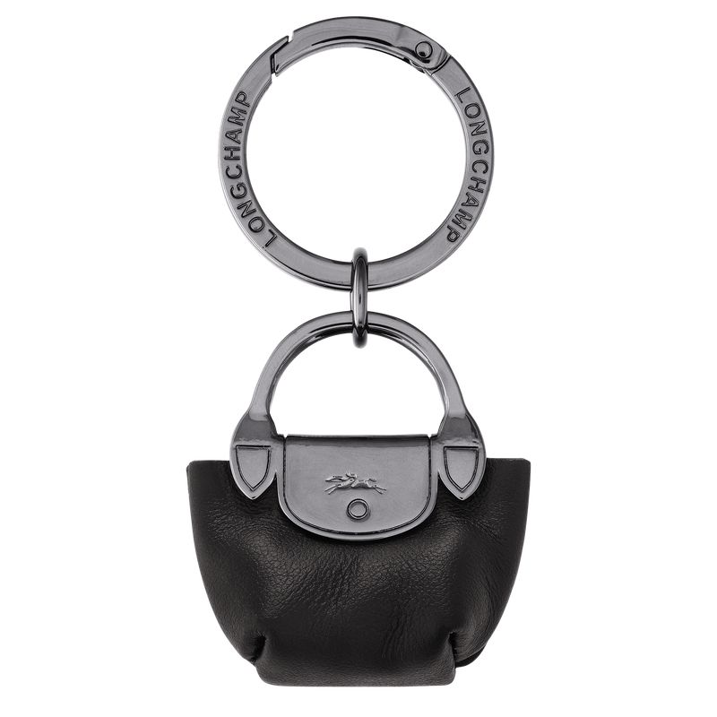 Women Longchamp Le Pliage Xtra Key Rings Black | Thailand-650AZNVWG
