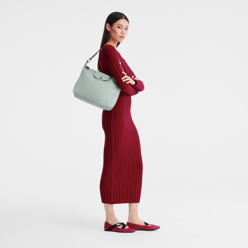 Women Longchamp Le Pliage Xtra M Hobo Bag Blue Green | Thailand-061UTBOMC