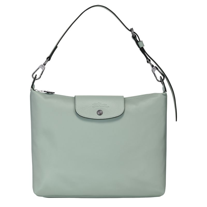 Women Longchamp Le Pliage Xtra M Hobo Bag Blue Green | Thailand-061UTBOMC