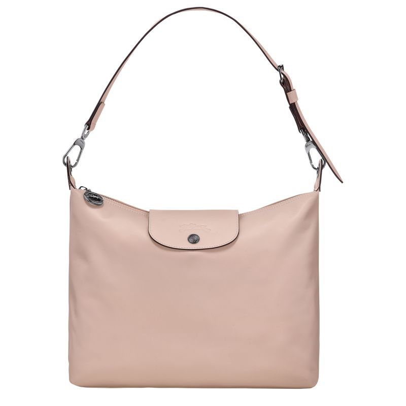 Women Longchamp Le Pliage Xtra M Hobo Bag Beige | Thailand-543EOCWIN