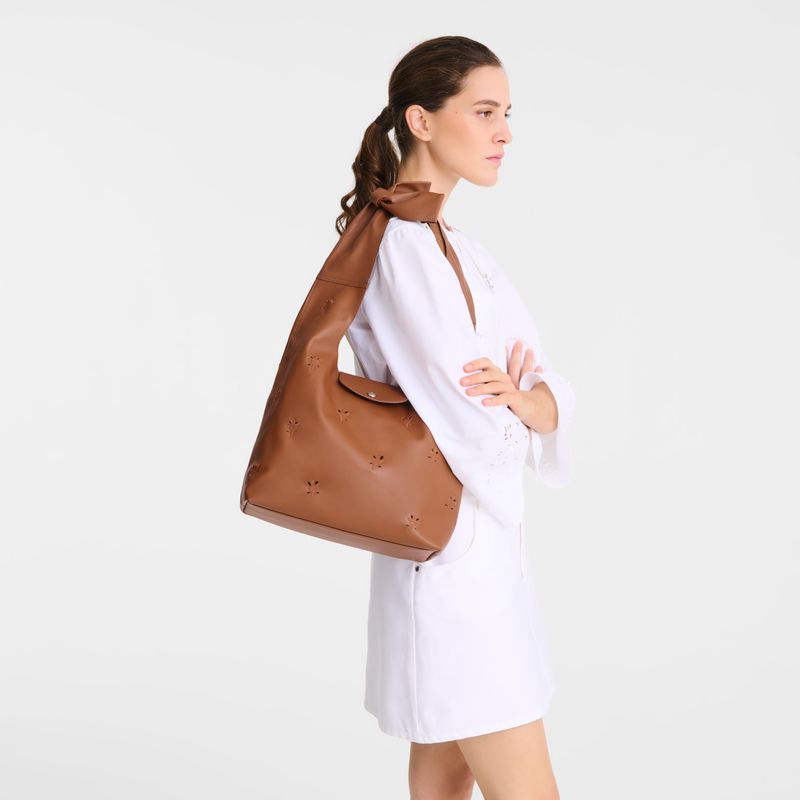 Women Longchamp Le Pliage Xtra M Shoulder Bag Brown | Thailand-246PJTNEL