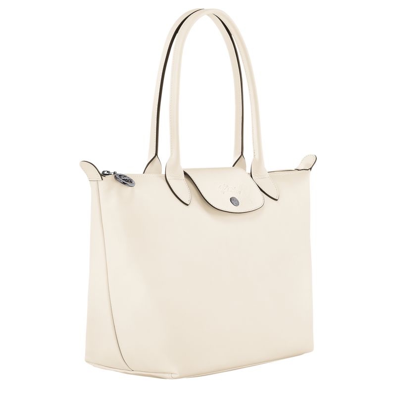 Women Longchamp Le Pliage Xtra M Tote Bag Cream | Thailand-809WNMFCV