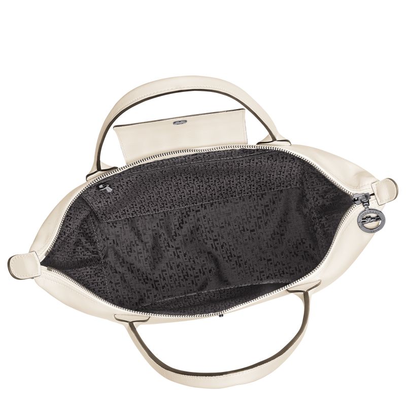 Women Longchamp Le Pliage Xtra M Tote Bag Cream | Thailand-809WNMFCV