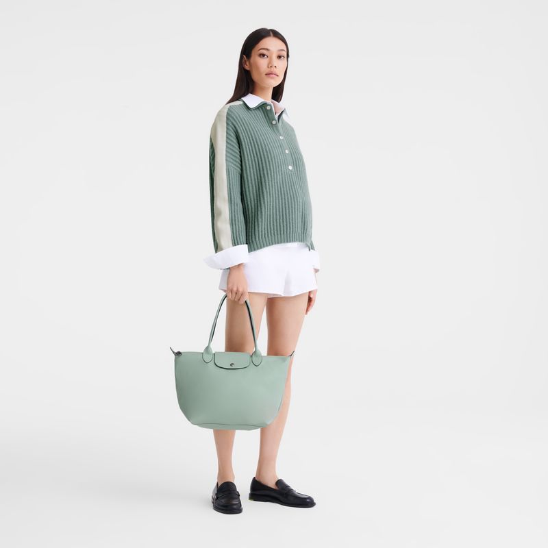 Women Longchamp Le Pliage Xtra M Tote Bag Blue Green | Thailand-281BELZQV