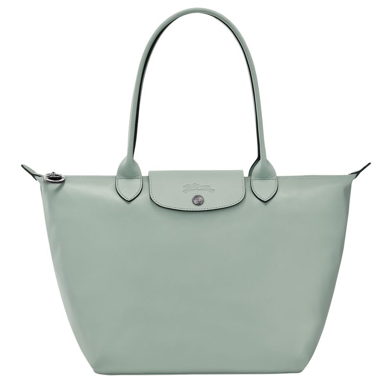 Women Longchamp Le Pliage Xtra M Tote Bag Blue Green | Thailand-281BELZQV