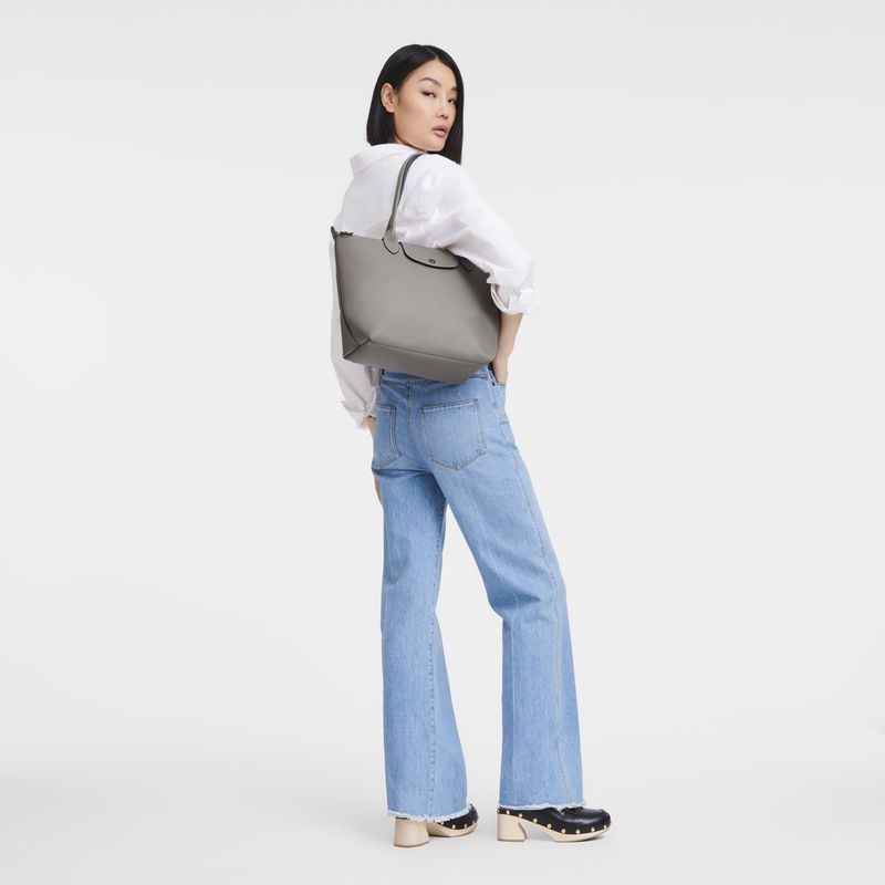 Women Longchamp Le Pliage Xtra M Tote Bag Grey | Thailand-691ONICBD