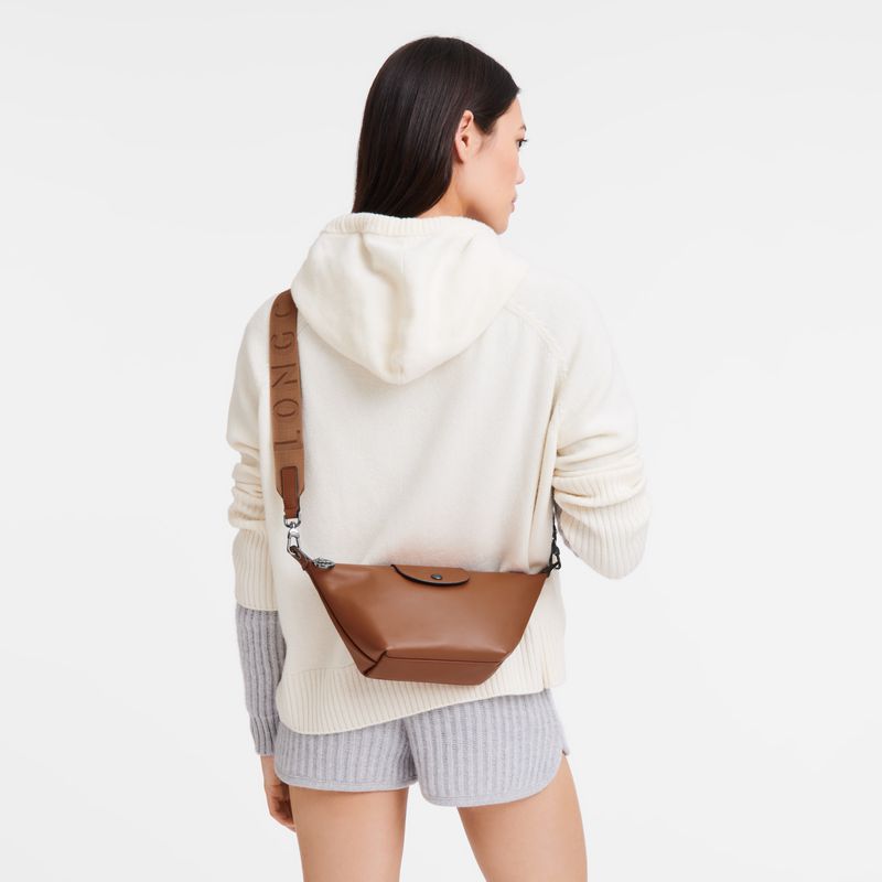 Women Longchamp Le Pliage Xtra Xs Crossbody Bag Brown | Thailand-147PAZTFN