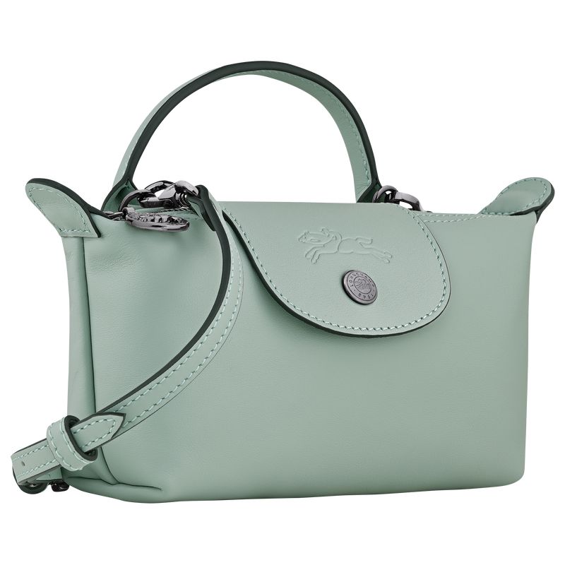 Women Longchamp Le Pliage Xtra Xs Pouch Blue Green | Thailand-987RGJAUY