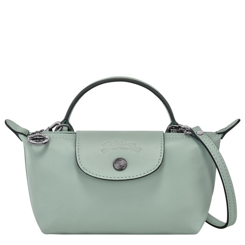 Women Longchamp Le Pliage Xtra Xs Pouch Blue Green | Thailand-987RGJAUY