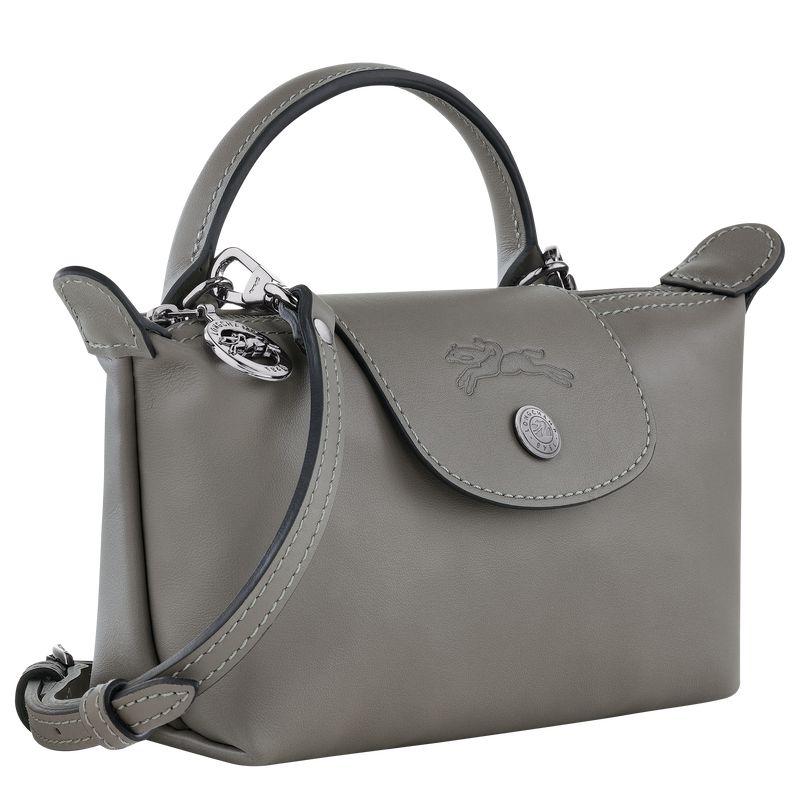 Women Longchamp Le Pliage Xtra Xs Pouch Grey | Thailand-602JATBMR