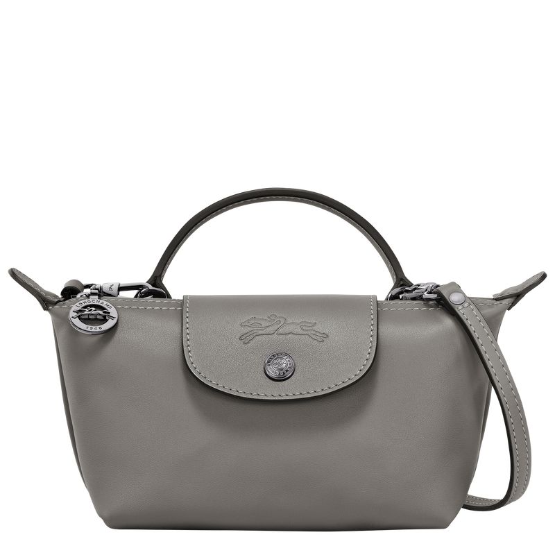 Women Longchamp Le Pliage Xtra Xs Pouch Grey | Thailand-602JATBMR