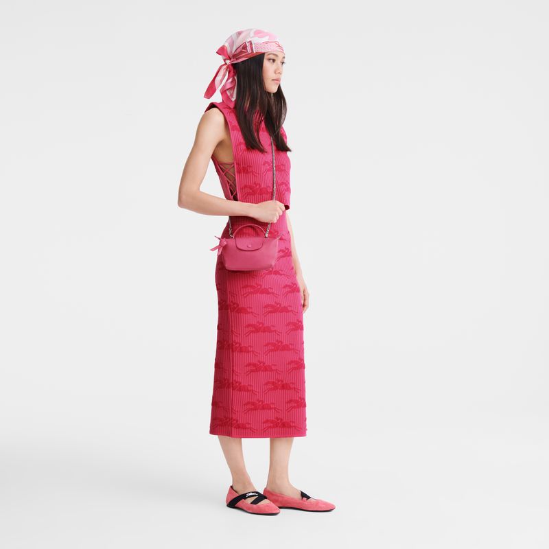 Women Longchamp Le Pliage Xtra Xs Pouch Pink | Thailand-579EPCIKX