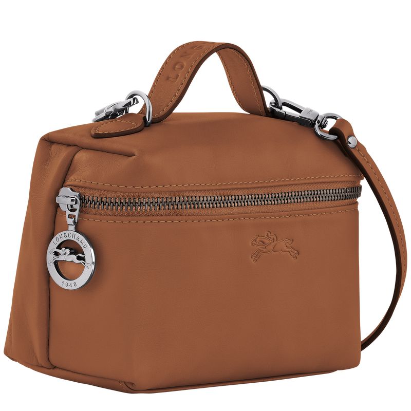 Women Longchamp Le Pliage Xtra Xs Vanity Toiletry Bags Brown | Thailand-507WFIATK