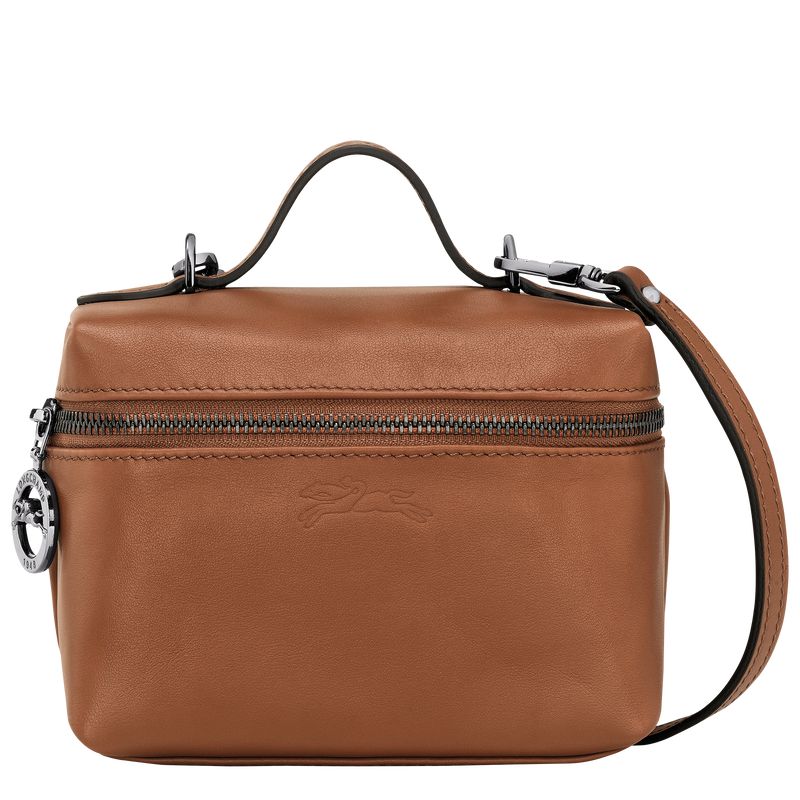 Women Longchamp Le Pliage Xtra Xs Vanity Toiletry Bags Brown | Thailand-507WFIATK