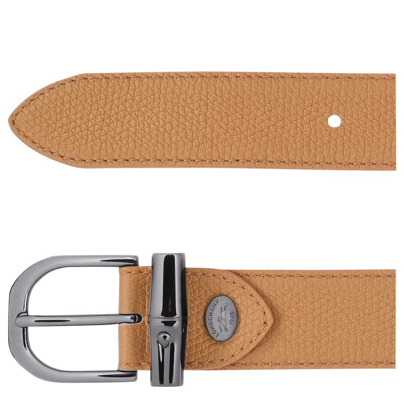 Women Longchamp Le Roseau Belt Brown | Thailand-450TERAXN
