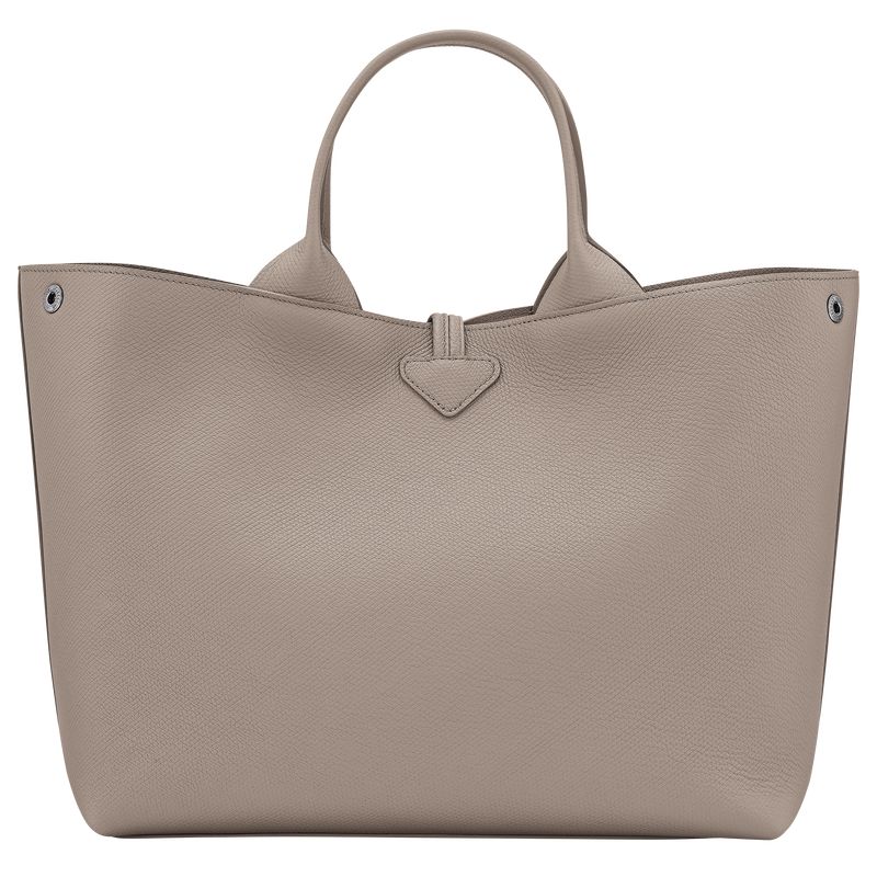 Women Longchamp Le Roseau L Handbag Beige | Thailand-254EBFQTN
