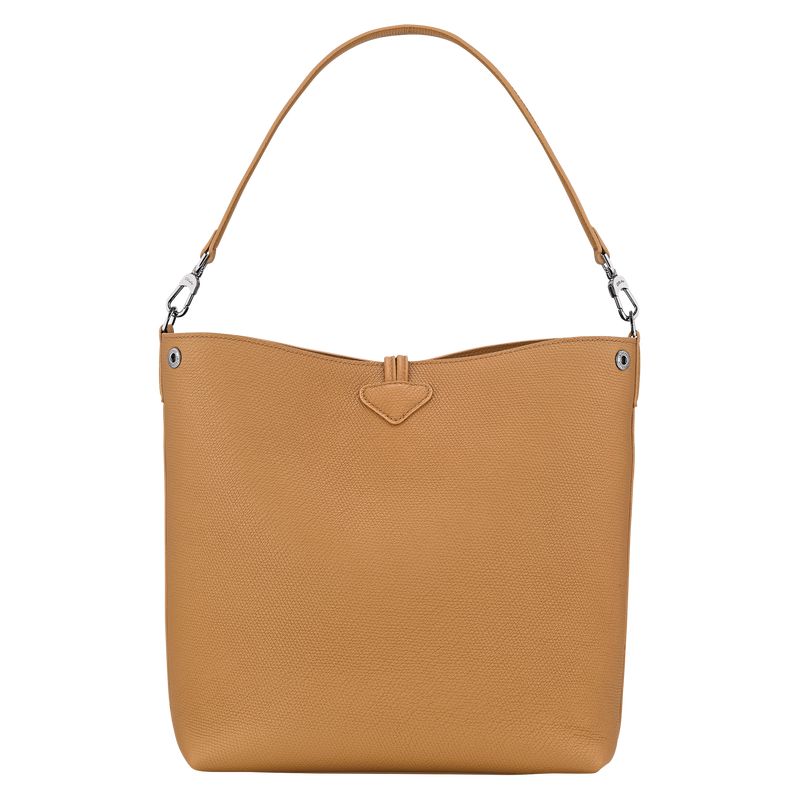 Women Longchamp Le Roseau M Shoulder Bag Shoulder Bag Brown | Thailand-219BJTKSZ