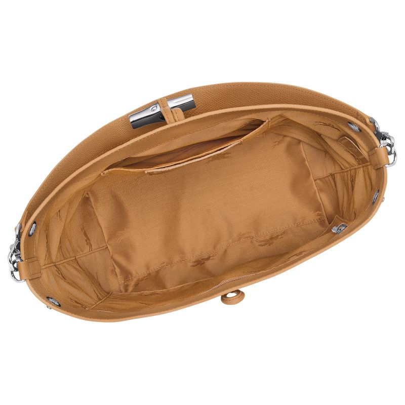 Women Longchamp Le Roseau M Shoulder Bag Shoulder Bag Brown | Thailand-219BJTKSZ