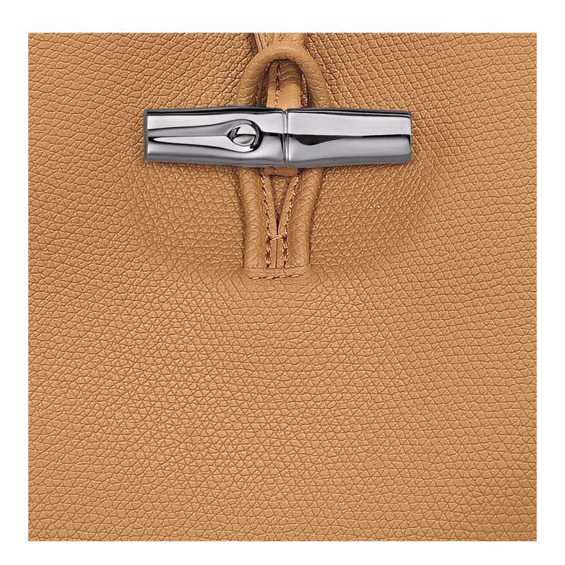 Women Longchamp Le Roseau M Shoulder Bag Shoulder Bag Brown | Thailand-219BJTKSZ