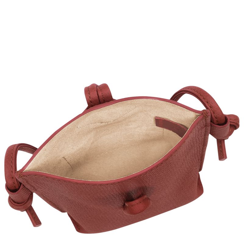 Women Longchamp Le Roseau Phone Case Brown | Thailand-264ZJRVLU